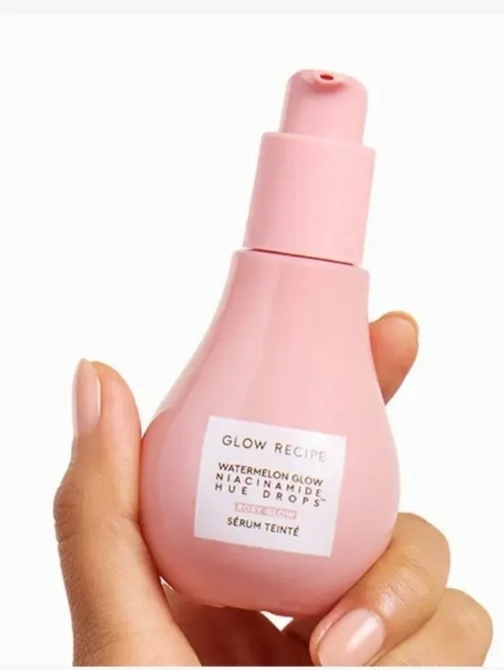 NEW GLOW RECIPE Watermelon Glow Niacinamide Hue Drops in Rosy Glow (Full Size)